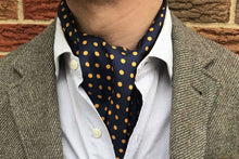 Load image into Gallery viewer, The Turbanators Stripe Check Cravat Ascot Tie for Men Wedding Party Cravat Scarf