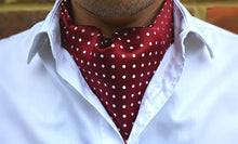 Load image into Gallery viewer, The Turbanators Stripe Check Cravat Ascot Tie for Men Wedding Party Cravat Scarf