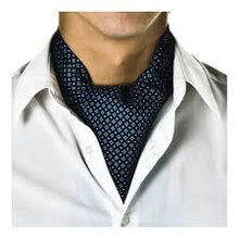 Load image into Gallery viewer, The Turbanators Stripe Check Cravat Ascot Tie for Men Wedding Party Cravat Scarf